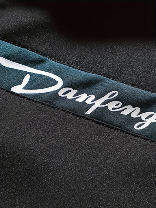 Chaqueta ligera para hombre de primavera/otoño, casual y para exteriores, con cierre de cremallera, cuello alto, detalles de camuflaje y bolsillos laterales, ideal para senderismo y uso casual