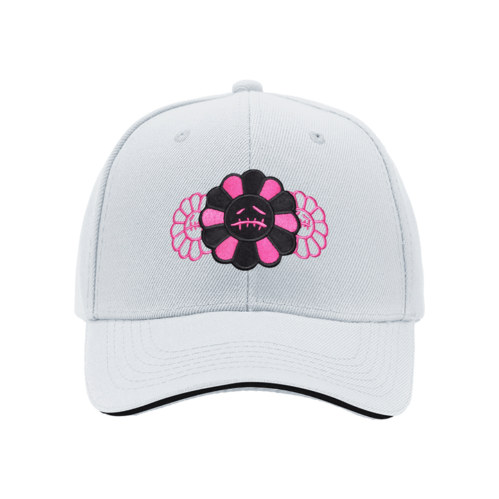 Gorra de Béisbol Clásica con Estampado de Flores, Visera Curva Unisex para Deportes al Aire Libre, Regalo de Navidad, Opción de Regalo para Fiestas de 1 o 2 Piezas