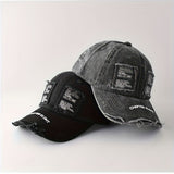 Nueva gorra de béisbol vintage con estilo desgastado para mujeres, elegante y versátil para primavera y verano.