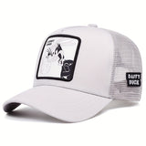 WB   Licencia Oficial - Estilo Ligero y Ajustable Snapback, Logo Icónico de , PVC/ABS Duradero, Gorra Trucker Unisex para Hombres y Mujeres (Merchandising de )