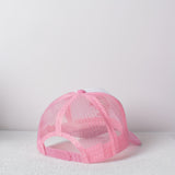 Gorra de Camionero de Espuma y Malla con Diseño Bordado de Letras y Caballo del CLUB DE PONI ROSA - Gorra de Béisbol Ajustable Transpirable de Poliéster para Mujeres, Regalos Lindos para Ella, Ciclismo Urbano de Verano