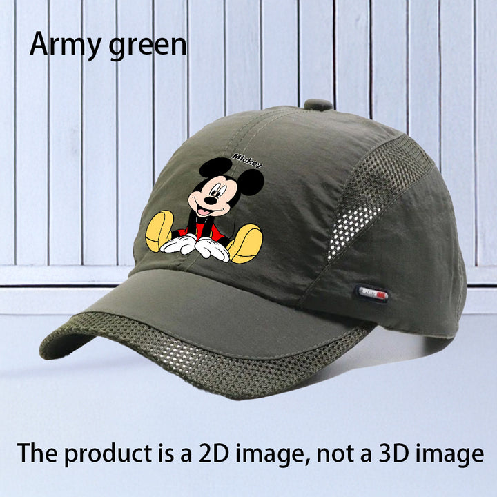 Gorra de béisbol de Mickey Mouse - Gorra de camionero de malla transpirable, duradera y ajustable para todas las estaciones, perfecta para actividades al aire libre y uso casual, gorra de todas las estaciones | Gorra de personaje de dibujos animados | Gor