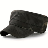 Gorra de béisbol ajustable para hombre, estilo militar con diseño de camuflaje, resistente en poliéster, ideal para deportes al aire libre y manejo de camiones