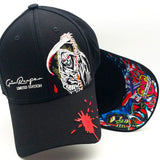 1 gorra de béisbol Tilgomedal, bordado de calavera estilo Grim Reaper, gorra ajustable ligera para hombres y mujeres, lavable a mano, estilo gótico rockero