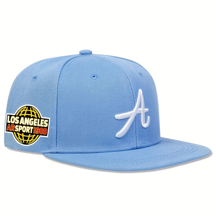 1 gorra de béisbol bordada con fuente gótica para hombre, sombrero casual para exteriores, ideal para uso diario y en la calle en todas las estaciones, Sombrero para Exteriores,Uso para Todas las Estaciones,Sombrero Elegante,Moda Urbana,Gorra Ligera,Co...