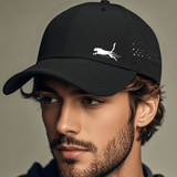 1 Gorra Snapback Ligera para Hombre con Malla Perforada a Láser en la Parte Trasera y Diseño Estructurado de 6 Paneles - Gorra de Béisbol Transpirable para Todas las Estaciones con Estampado de Logo
