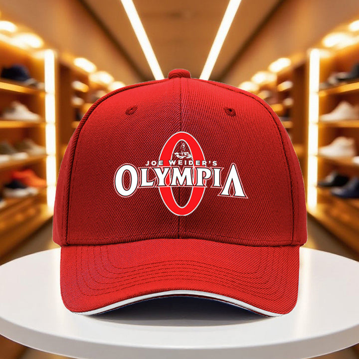 1 Gorra de Béisbol Joe Weider's Olympia - Ligera y Ajustable, para Gimnasio, Deportes, Halloween, Acción de Gracias - Gorro Casual Atlético para Hombres y Mujeres