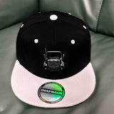 Gorra Unisex Retro de Poliéster 100%, Diseño Patchwork Bicolor, Hebilla Ajustable, Ligera y Transpirable para Reuniones Universitarias y Uso Diario