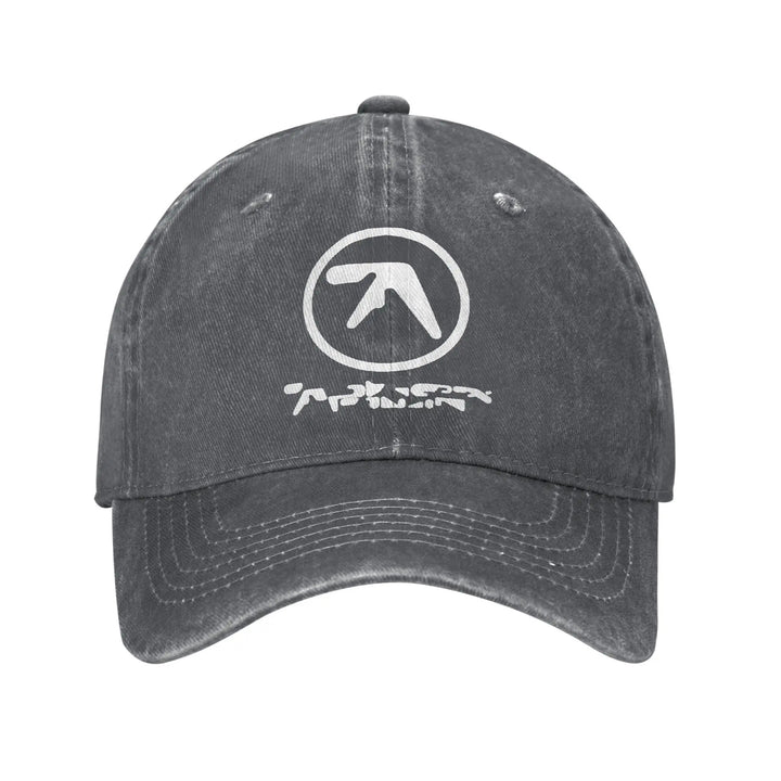 Gorra de Béisbol Aphex Dual Logo Retro Música Electrónica Cierre Trasero para Hombres y Mujeres Gorra Suave Running al Aire Libre