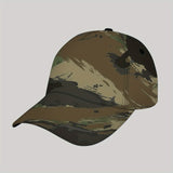 Gorra de béisbol ajustable con diseño de camuflaje - Estilo unisex de hip-hop, protección solar, poliéster, sombrero de playa al aire libre con patrón de hojas, accesorios de playa | Gorra de hip-hop | Gorra tejida, protección solar