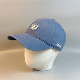 Nueva gorra de béisbol bordada para todas las estaciones, elegante sombrero de sol unisex para exteriores, versátil sombrero de pato para parejas.