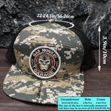 Gorra de camuflaje con bordado Wild Plg - Espalda de malla transpirable, ajuste ajustable, negro con patrón de camuflaje, estilo hip-hop de ropa de calle, perfecta para el Día de la Independencia y atuendos casuales, gorra casual | Diseño de camuflaje | G