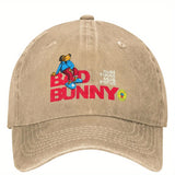 Gorra de Béisbol Gráfica Debi Tirar Mais Fotos DTMF 3 - Gorra Ajustable con Cierre de Presión y Estampado de Dibujos Animados Vibrantes, Sombrero Unisex de Estilo Casual Hip Hop Kpop Rock para Hombres y Mujeres, Ropa para Fans de Música