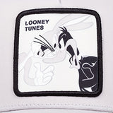 WB   Licencia Oficial - Estilo Ligero y Ajustable Snapback, Logo Icónico de , PVC/ABS Duradero, Gorra Trucker Unisex para Hombres y Mujeres (Merchandising de )