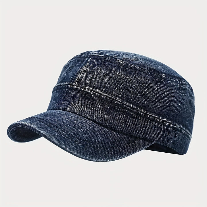 Gorra estilo pescador para mujeres, diseño retro lavado y desgastado, con ala corta plegable y sombrilla, estilo coreano, gorra plana casual para jóvenes