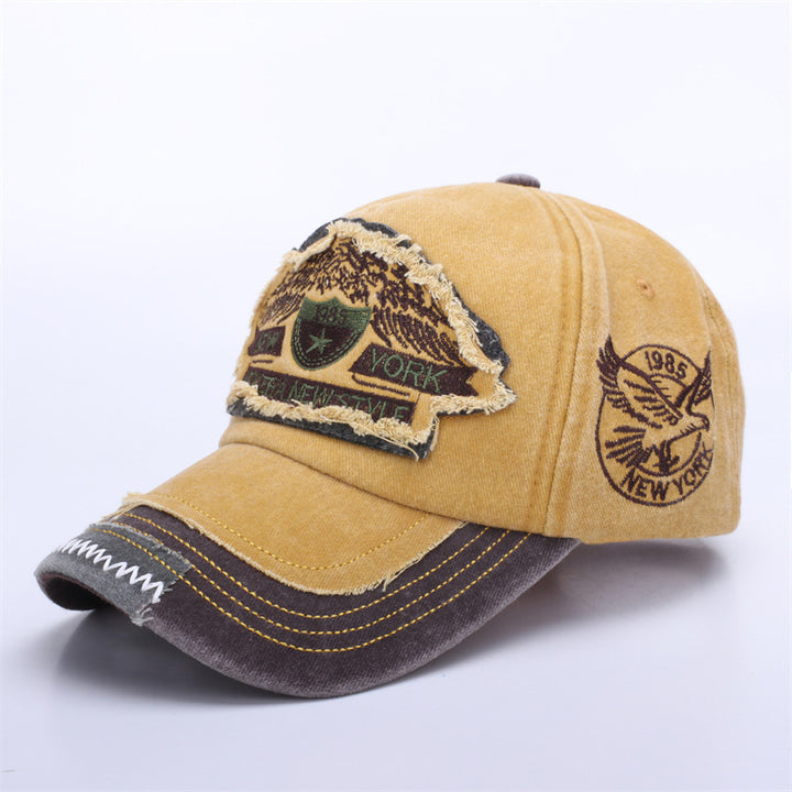 Gorras de Béisbol VEW YORK para Parejas - Unisex, con Letras Bordadas con Plumas, Ajuste Snapback, 6 Paneles, Ligera para Todas las Estaciones, Ideal para Navidad, Eventos y Mardi Gras (Diseño con Bordado de Plumas)