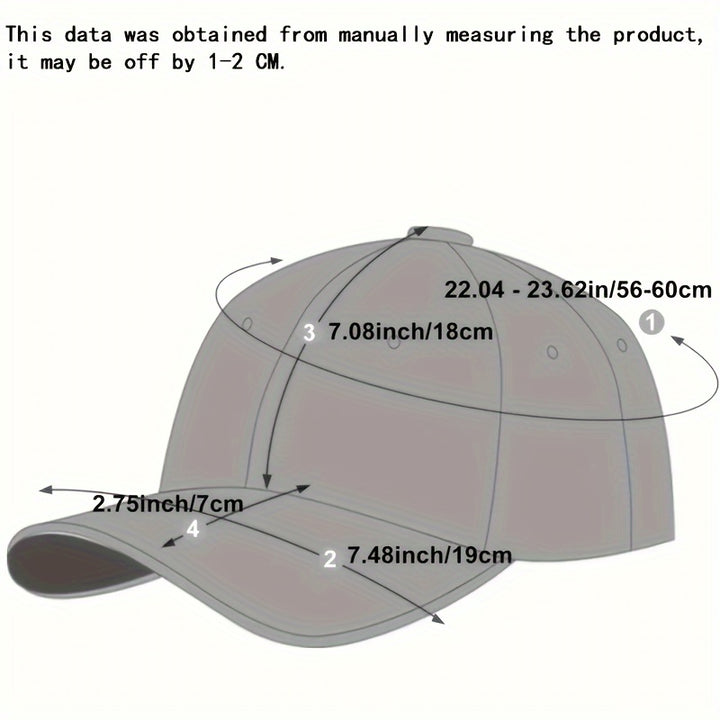 Gorra de béisbol bordada de acrílico de Nueva York, estilo casual, construcción ligera de PE, patrón de alfabeto, con relleno de fibra de poliéster, para hombres y mujeres, lavable a mano.