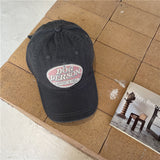 Novedad primavera-verano: gorra de béisbol retro con diseño único, logo americano bordado y visera curva