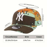 Edición Especial - Gorra de Béisbol New Era con Visera Curva y Bordado NY, Estilo Deportivo Casual Unisex para Parejas, (14561940)