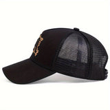 Gorra Trucker Bordada LA de Malla - Estilo Urbano con Dos Colores Más Vendidos