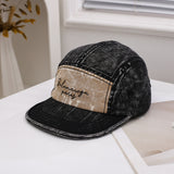 Gorra de béisbol de 5 paneles para hombre y mujer - Sombrero estructurado resistente con diseño de 5 paneles, ligero y transpirable para deportes al aire libre, ropa casual de calle, sombrero casual, estilo retro de pico de pato, equipo de cabeza duradero