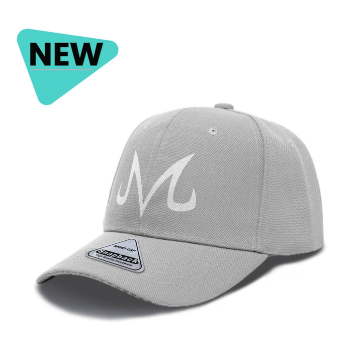 Gorra Trucker Ajustable con Logo Majin Vegeta - Gorra de Béisbol Ligera de Poliéster con Letras Japonesas Blancas y Estampado Gráfico de Vegeta, Gorra Hip Hop Negra para Hombre, Casual para Todas las Estaciones, Escalada, Playa, Uso Diario, Lavable a Máqu