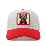 Gorra de béisbol con auriculares para DJ, para hombre y mujer - Gorra de camionero ajustable con cierre a presión, parte trasera de malla transpirable, poliéster ligero, diseño temático de DJ para música, pesca y actividades al aire libre, gorra para fest