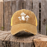 Gorra de béisbol retro lavada, estilo dad hat, ajustable y versátil, gorra suave para el sol