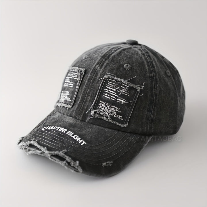 Nueva gorra de béisbol vintage con estilo desgastado para mujeres, elegante y versátil para primavera y verano.