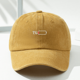 Gorra de béisbol con estampado lavado para hombre