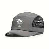 Nueva gorra de béisbol de cinco paneles con borde suave y copete corto de cuadros para primavera y verano, elegante y sencilla, adecuada para parejas, casual y versátil.