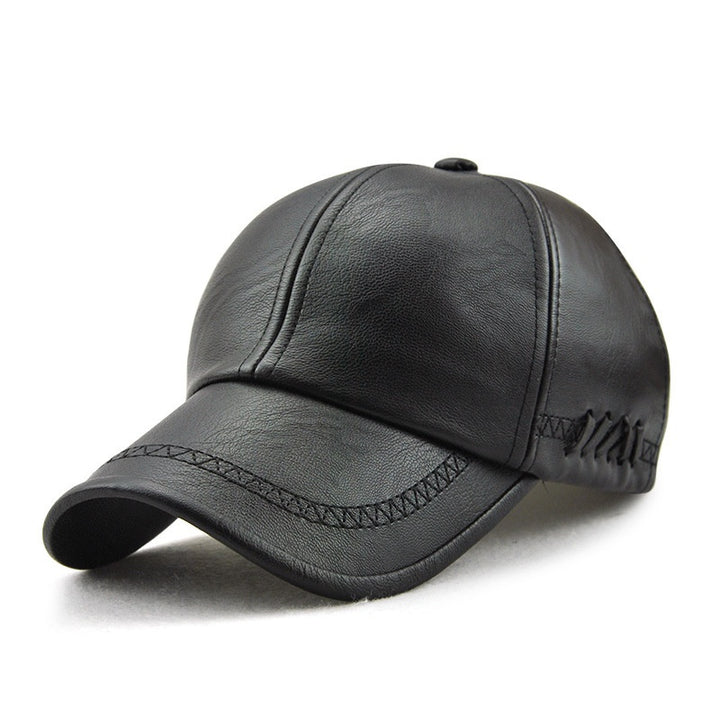 1 gorra de béisbol ajustable para mujer en cuero PU AR, elegante y ligera, ideal para viajes, vacaciones en la playa y salidas casuales (negro, café, gris, azul marino)