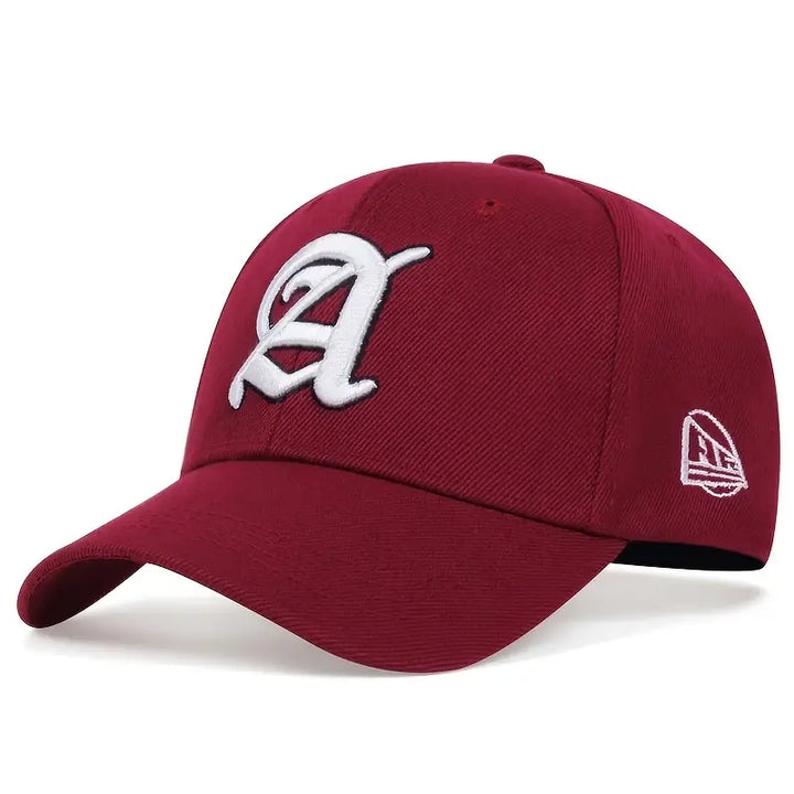 Gorra de béisbol de fútbol con letras góticas, sombrero de sol de moda Hip Hop ajustable, sombrero deportivo informal Unisex para hombres y mujeres para exteriores