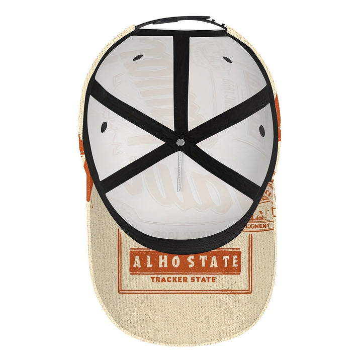 1 pieza de gorra de béisbol clásica con estampado de 'Hawaii Aloha 1959' - Gorra ajustable con cierre de clic, elegante y cómoda gorra de poliéster para usar todo el día, ideal para comprar y viajar, gorro casual | Gorra ajustable | Equipo de cabeza du...