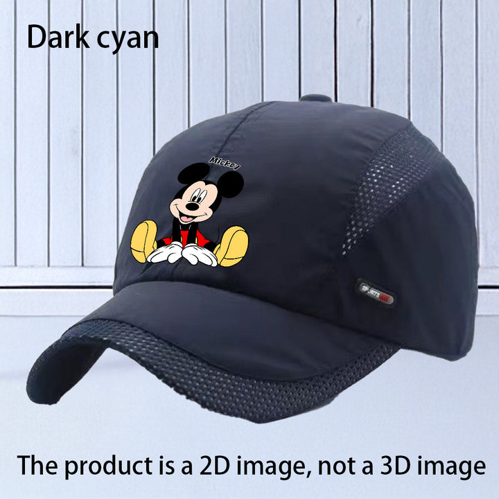 Gorra de béisbol de Mickey Mouse - Gorra de camionero de malla transpirable, duradera y ajustable para todas las estaciones, perfecta para actividades al aire libre y uso casual, gorra de todas las estaciones | Gorra de personaje de dibujos animados | Gor