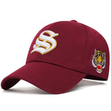 Gorra de Béisbol Ajustable para Hombre con Bordado de Tigre - Ligera, Protectora Solar, Sombrero Casual para Salidas de Primavera y Otoño
