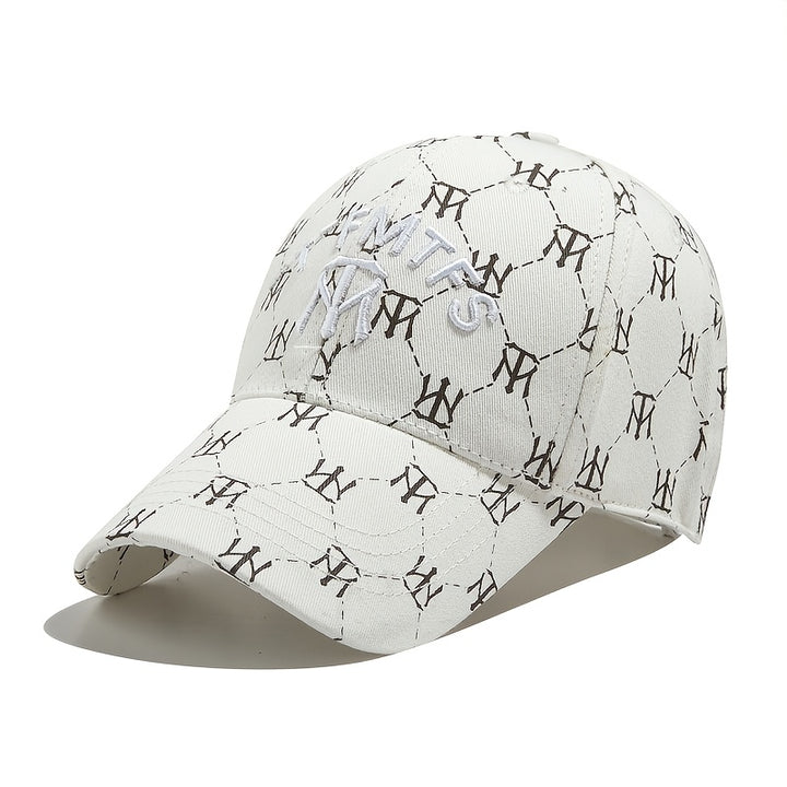 Gorra de Béisbol Shule Water OBM con Bordado Completo, Sombrero Casual para Adolescentes y Estudiantes, Gorra Versátil de Moda con Alfabeto en Tela Transparente para Hombres y Jóvenes, Protección Solar al Aire Libre