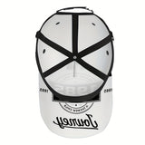 1 Gorra Snapback Ajustable Retro 1985 con Estampado 2D de Viaje - Diseño Nostálgico de los 80, Estampado Completo Vibrante, Poliéster Duradero para Deportes al Aire Libre, Running, Uso Casual y Fiestas Temáticas (Halloween/Navidad/Acción de Gracias) - Uni