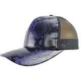 Gorras de béisbol con patrón de serpiente único, gorras de hip-hop de tendencia callejera para hombres y mujeres, gorras de sombra y protección solar para salidas, gorras de pico de pato para jóvenes, gorras sin parte trasera