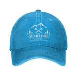 1pieza El Sombrero de Béisbol del Hotel Overlook - Denim Desgastado Snapback para Hombres y Mujeres, Estilo Deportivo, Suave y Estructurado, Perfecto para Entrenamientos al Aire Libre, Gorra de Vestir Casual | Diseño de Gorra Estructurada | Gorra de Denim