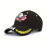 Nueva Llegada Gorra de Béisbol con Bandera Americana, Unisex, Alta Calidad para Deportes al Aire Libre, Seis Paneles Puros y Correa Regulable