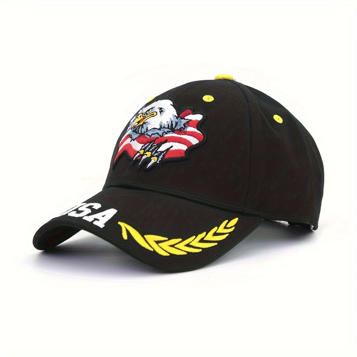 Nueva Llegada Gorra de Béisbol con Bandera Americana, Unisex, Alta Calidad para Deportes al Aire Libre, Seis Paneles Puros y Correa Regulable