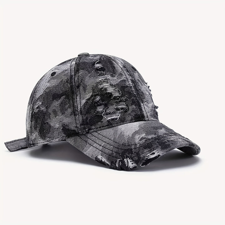 Un gorro de béisbol versátil y casual para hombres, con diseño de camuflaje, impermeable, protección solar, adecuado para viajes al aire libre, vacaciones y camping.