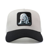 Gorra Trucker Unisex de León Blanco Rugiente 3D Anime/Hip-Hop - Gorra Ajustable con Malla Transpirable, Diseño Ligero y Fresco para Exteriores o Casuales – Emblema del Leon Dorado (Apto unisex, Regalo Ideal)