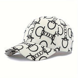 Gorra de béisbol transpirable para hombre y mujer, ajustable, negra con estampado de calavera y huesos cruzados en blanco, ideal para primavera y verano, sombrero casual | Gorra con estampado de calavera | Tela transpirable