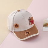 1pc Nuevo Sombrero de Béisbol de Otoño Invierno para Niños de 3 Años, Sombrero de Pato de Moda para Niños con Decoración de Oso, 1pc, Béisbol para Niños, Béisbol para Niños, Sombrero de Béisbol para Niños, Sombrero de Béisbol para Niñas, Sombrero de Béisb