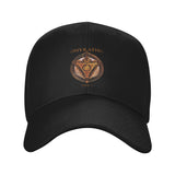 1 pieza de gorra de béisbol de poliéster MYRATH DANCE Chill Vibes - ajustable, transpirable, con borde curvo, ligera, moda Y2K para hombres y mujeres, gorra de visor solar, gorra de béisbol