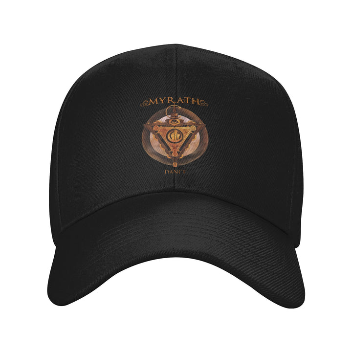 1 pieza de gorra de béisbol de poliéster MYRATH DANCE Chill Vibes - ajustable, transpirable, con borde curvo, ligera, moda Y2K para hombres y mujeres, gorra de visor solar, gorra de béisbol