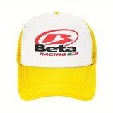 Gorra de béisbol Beta RACING de novedad para hombres y mujeres, gorra de malla ligera y transpirable, poliéster, gorra ajustable de camionero, diseño de dos tonos, adecuada para todas las estaciones, buena opción para regalos de vacaciones