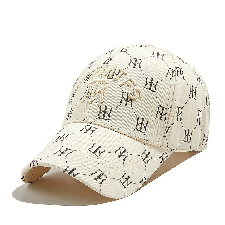 Gorra de Béisbol Shule Water OBM con Bordado Completo, Sombrero Casual para Adolescentes y Estudiantes, Gorra Versátil de Moda con Alfabeto en Tela Transparente para Hombres y Jóvenes, Protección Solar al Aire Libre